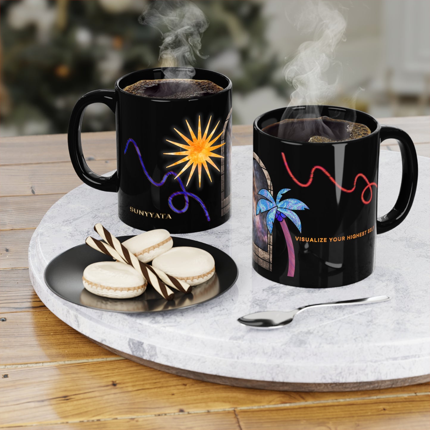 DREAMSPACE - Cosmos Coffee Mug - 11 oz - Black