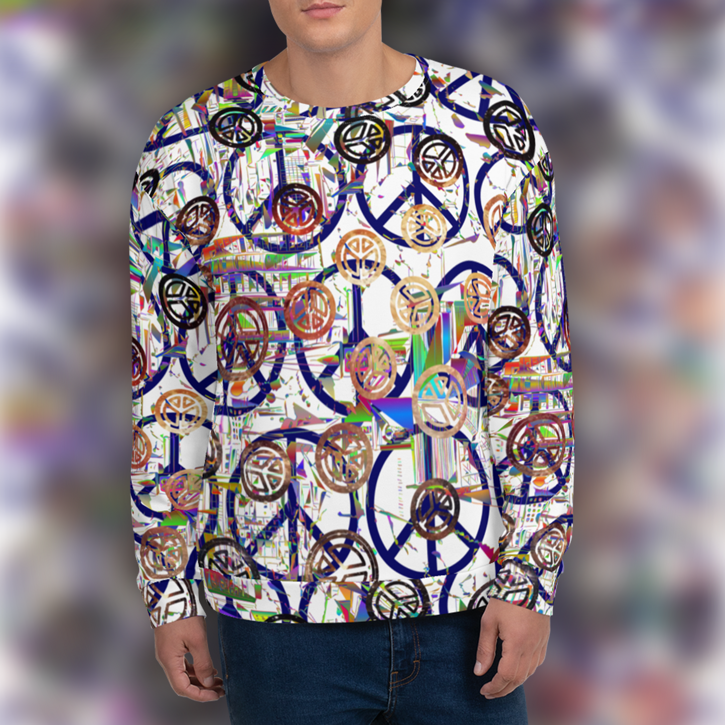 PEACE - Sweatshirt - White