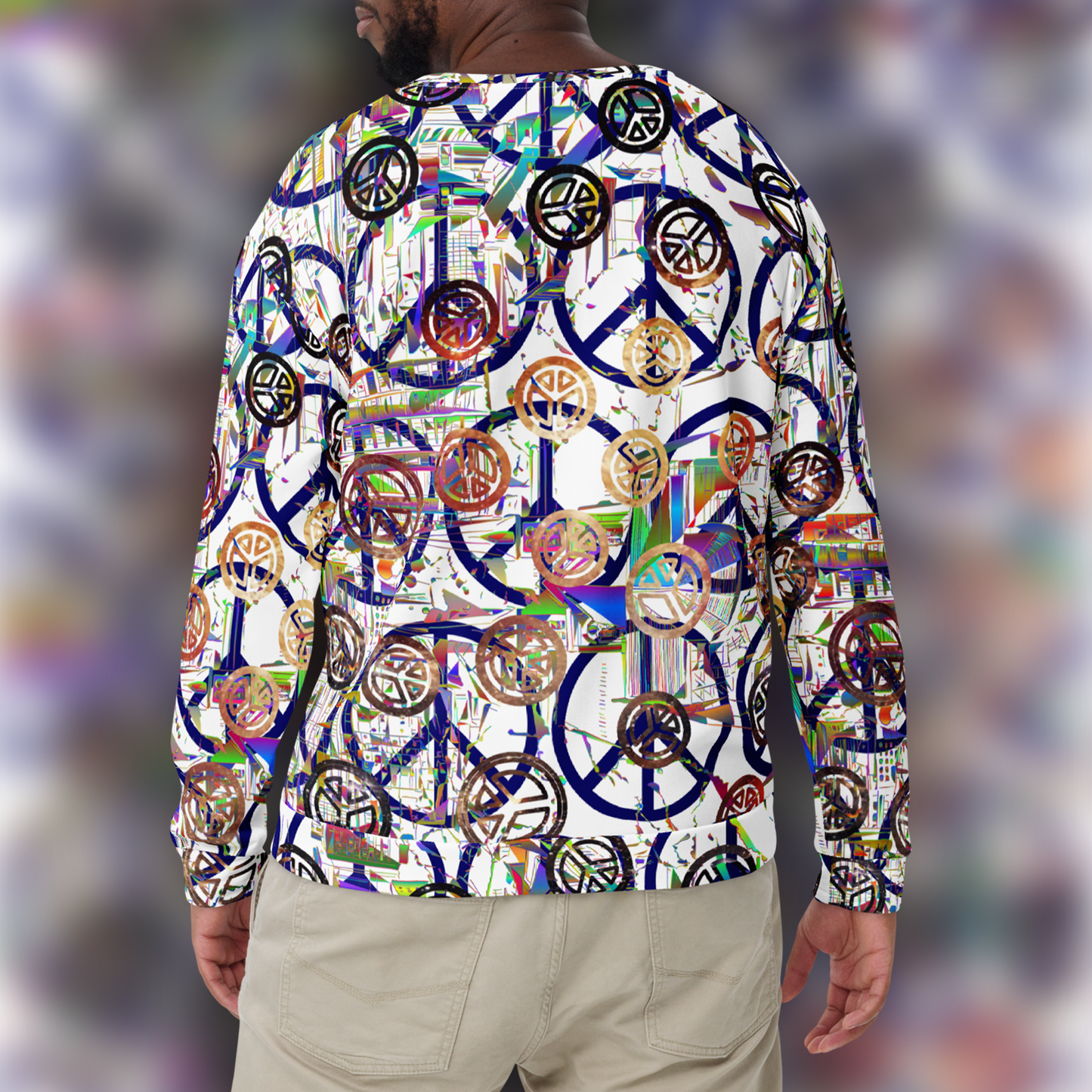PEACE - Sweatshirt - White