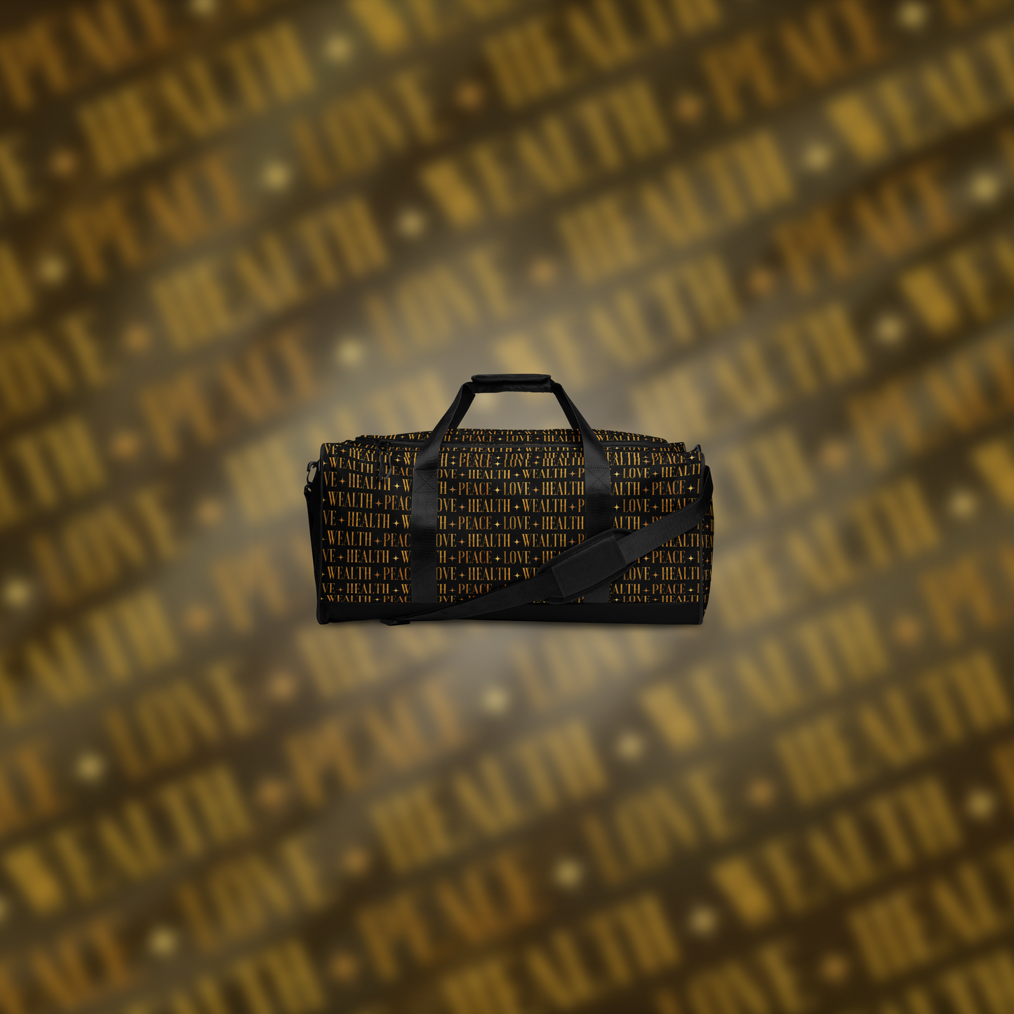 PEACE+LOVE+HEALTH+WEALTH - Essence Duffle