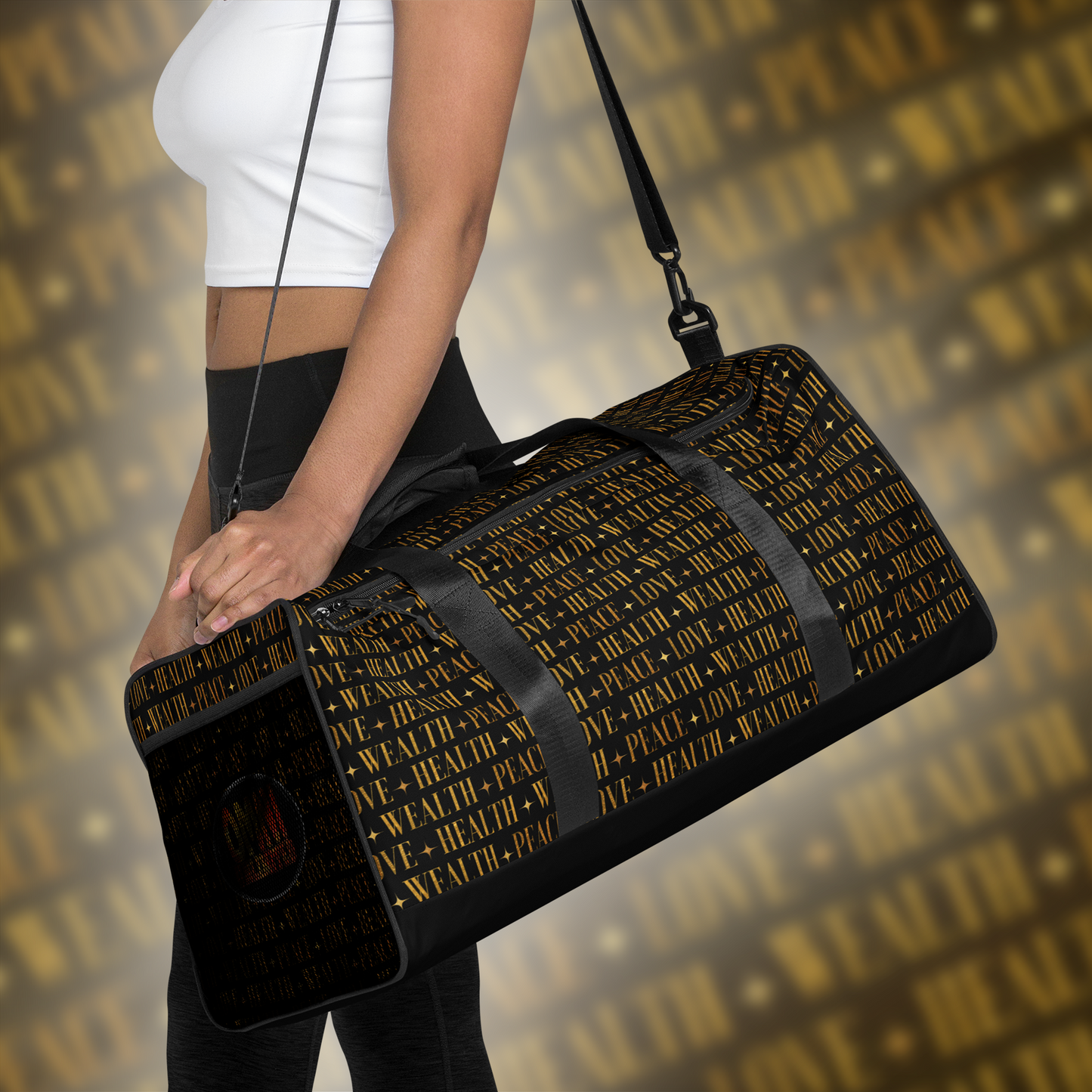 PEACE+LOVE+HEALTH+WEALTH - Essence Duffle