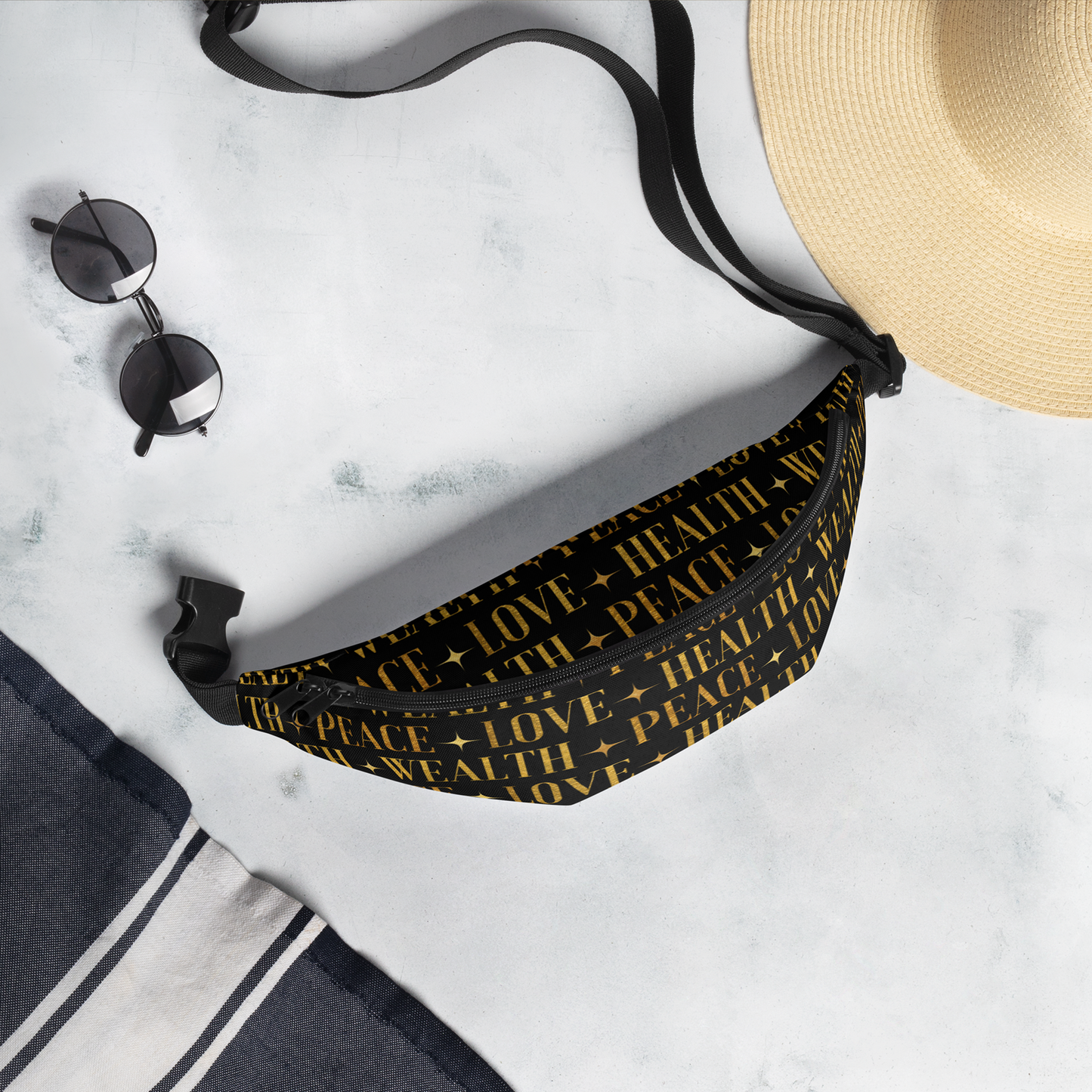 PEACE+LOVE+HEALTH+WEALTH - Essence Hip Pack