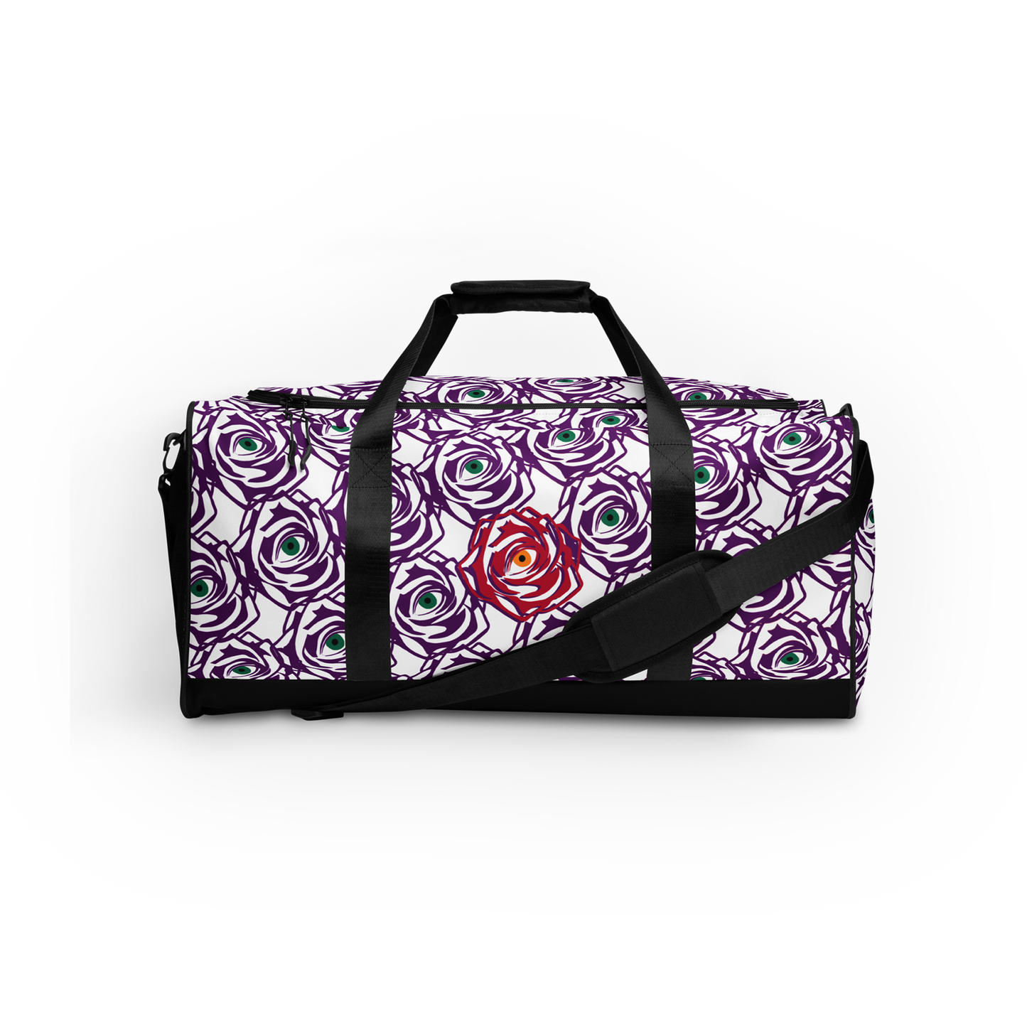 ROSE EYE: RED - Duffle - White