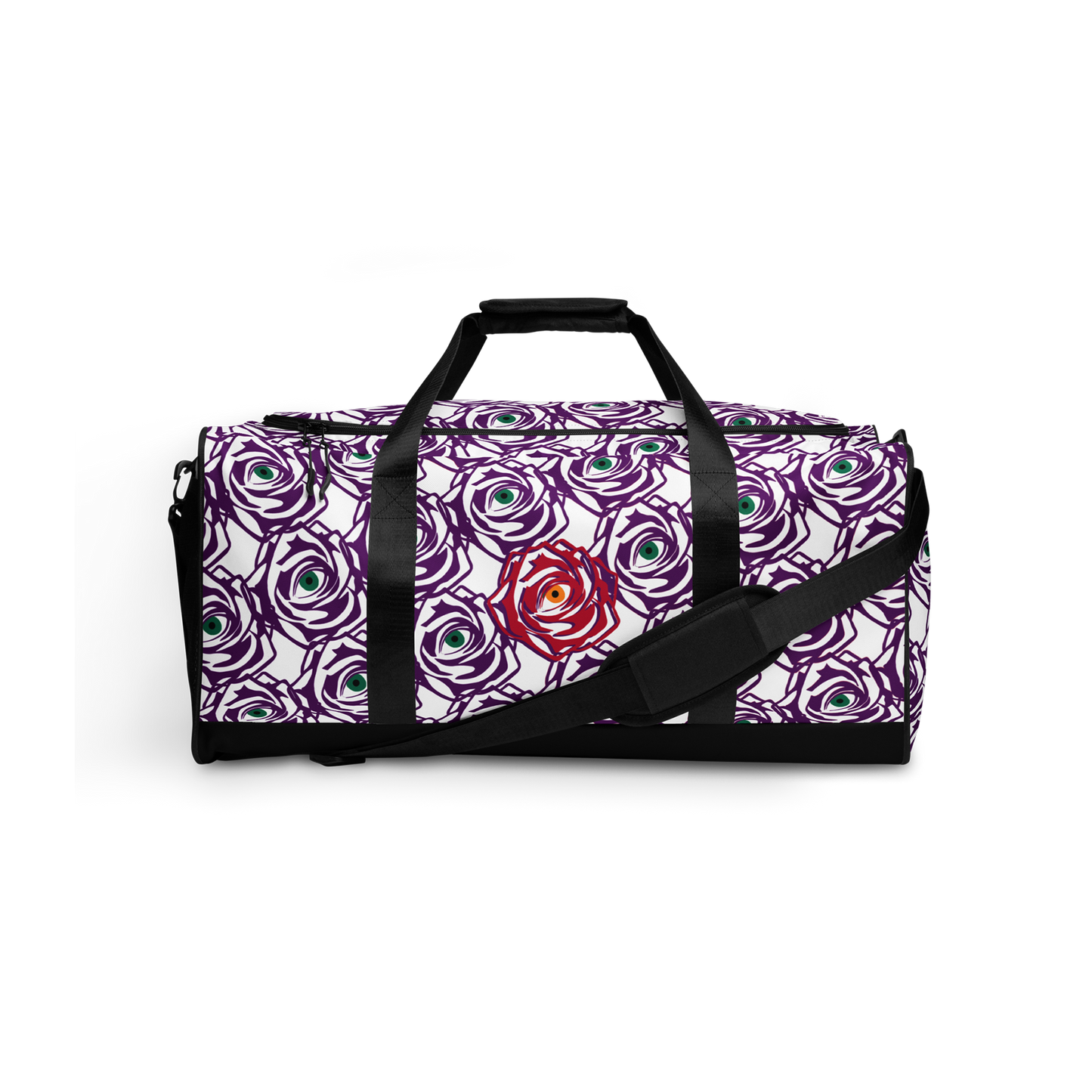 ROSE EYE: RED - Duffle - White