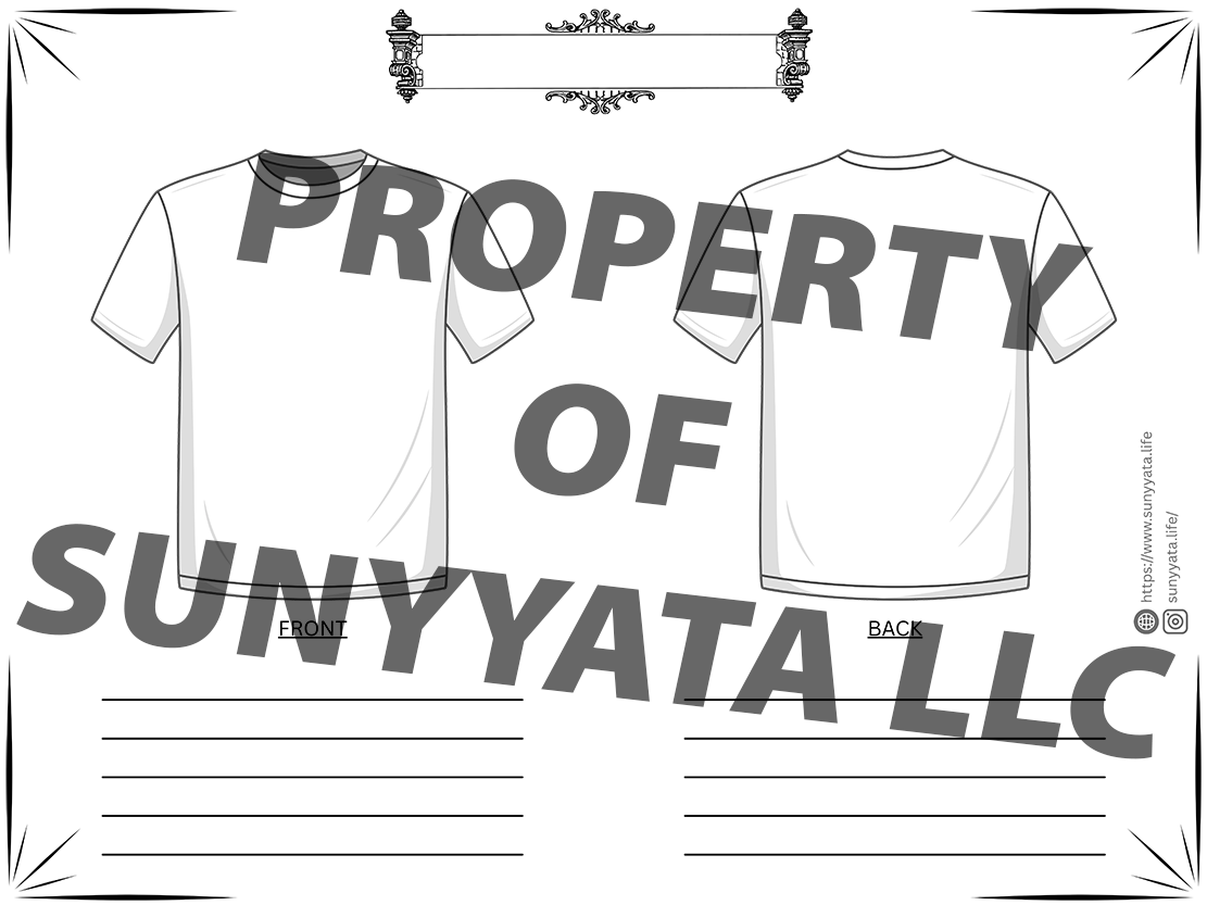 FREE - Tshirt Blueprint - Digital Download