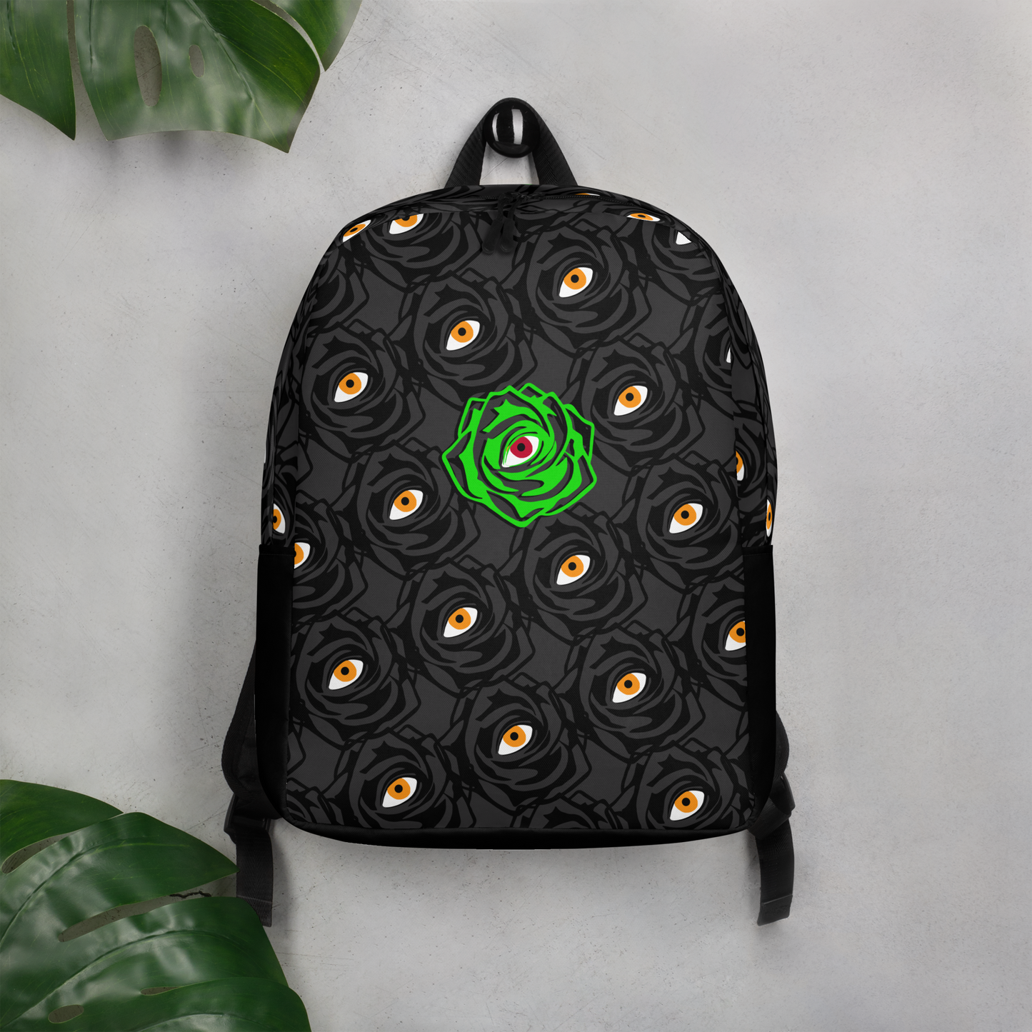 ROSE EYE: NEON - Glow Backpack - Black