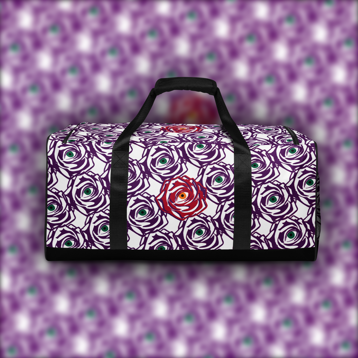 ROSE EYE: RED - Duffle - White