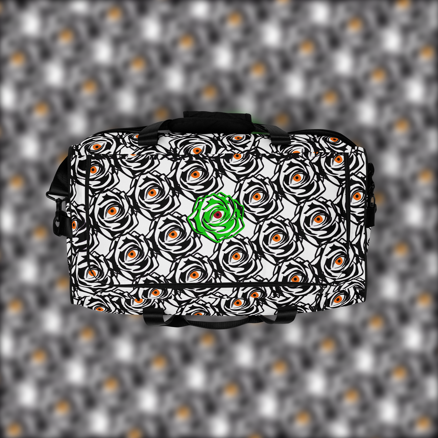 ROSE EYE: NEON - Glow Duffle - White