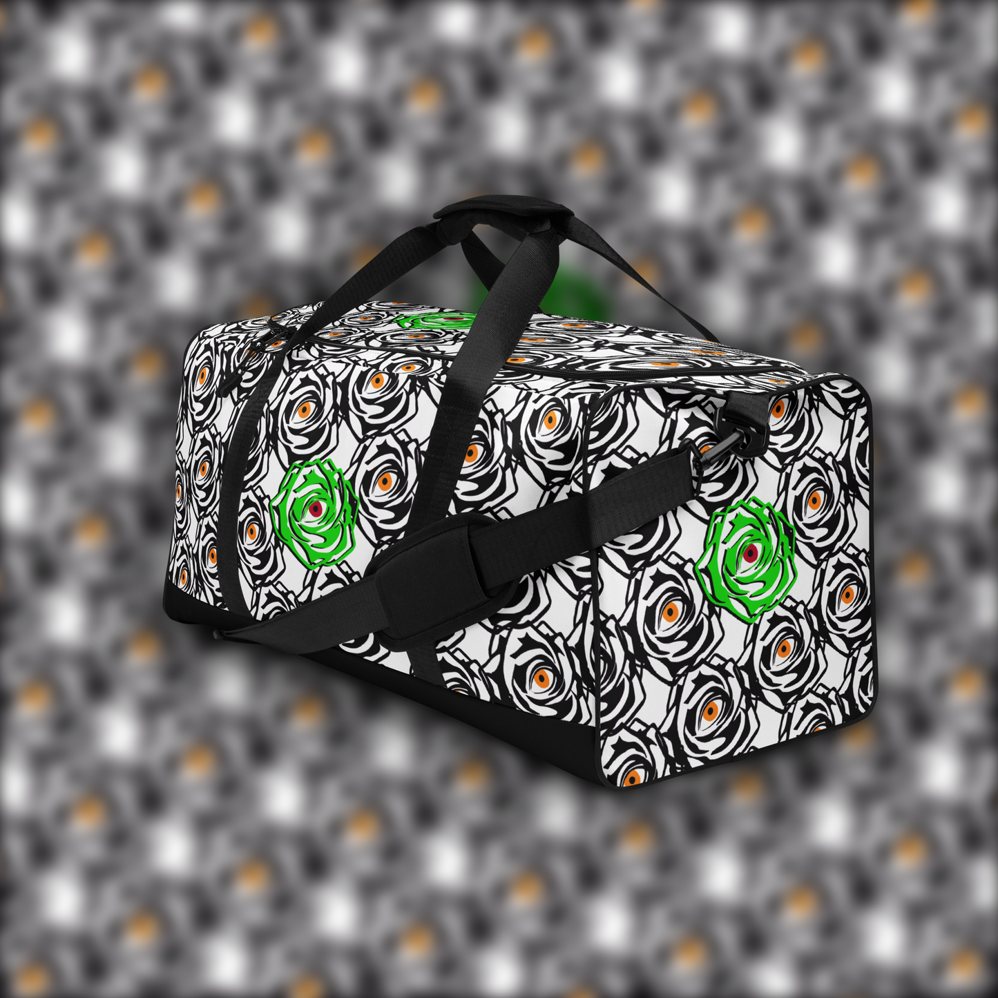 ROSE EYE: NEON - Glow Duffle - White