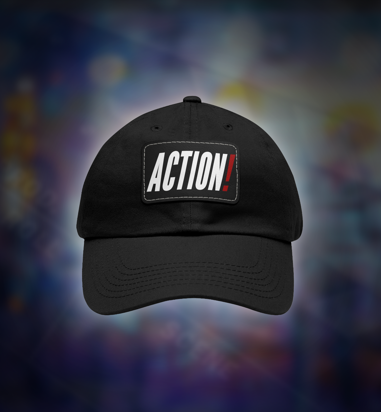 ACTION! - Dad Hat with Leather Patch