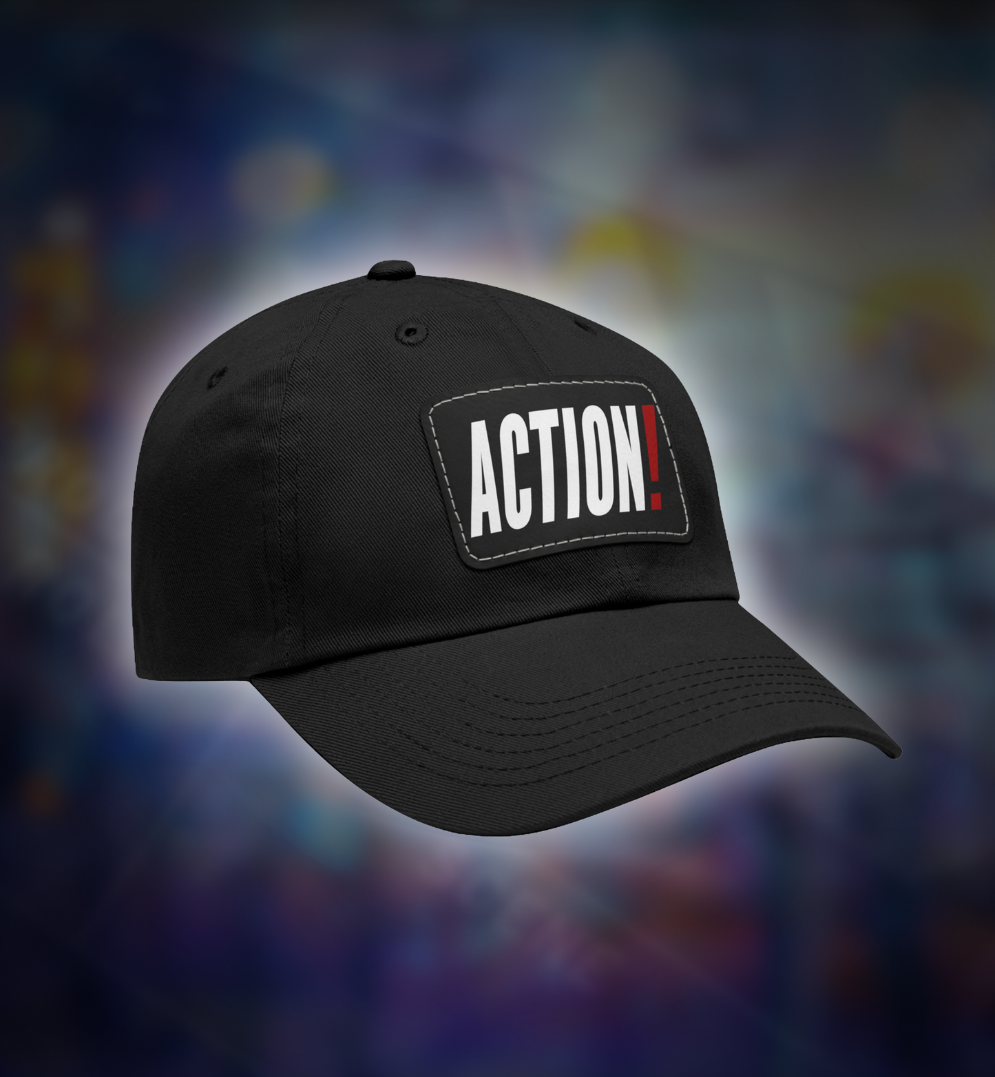 ACTION! - Dad Hat with Leather Patch