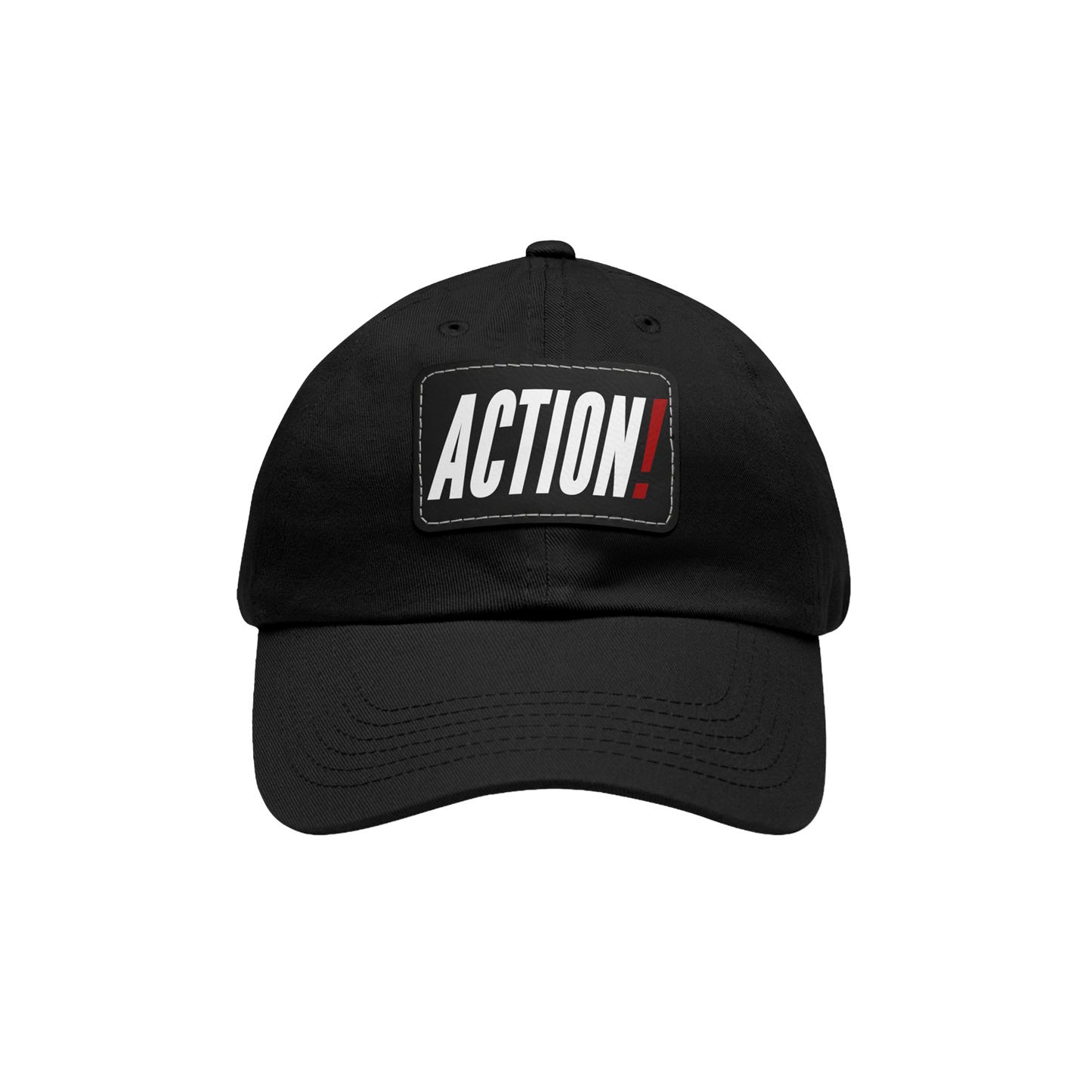 ACTION! - Dad Hat with Leather Patch