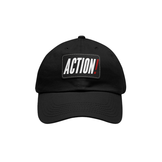 ACTION! - Dad Hat with Leather Patch