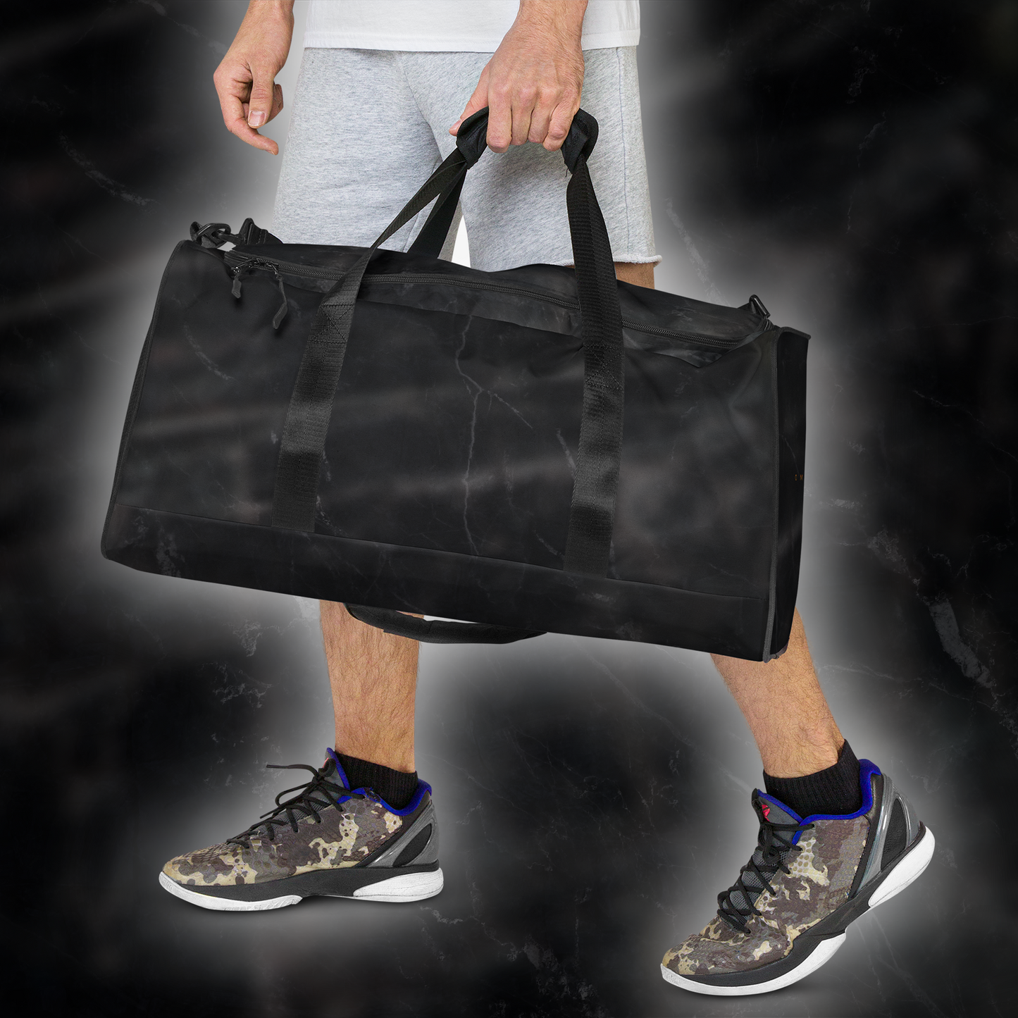 BLACK TOURMALINE DUFFLE BAG