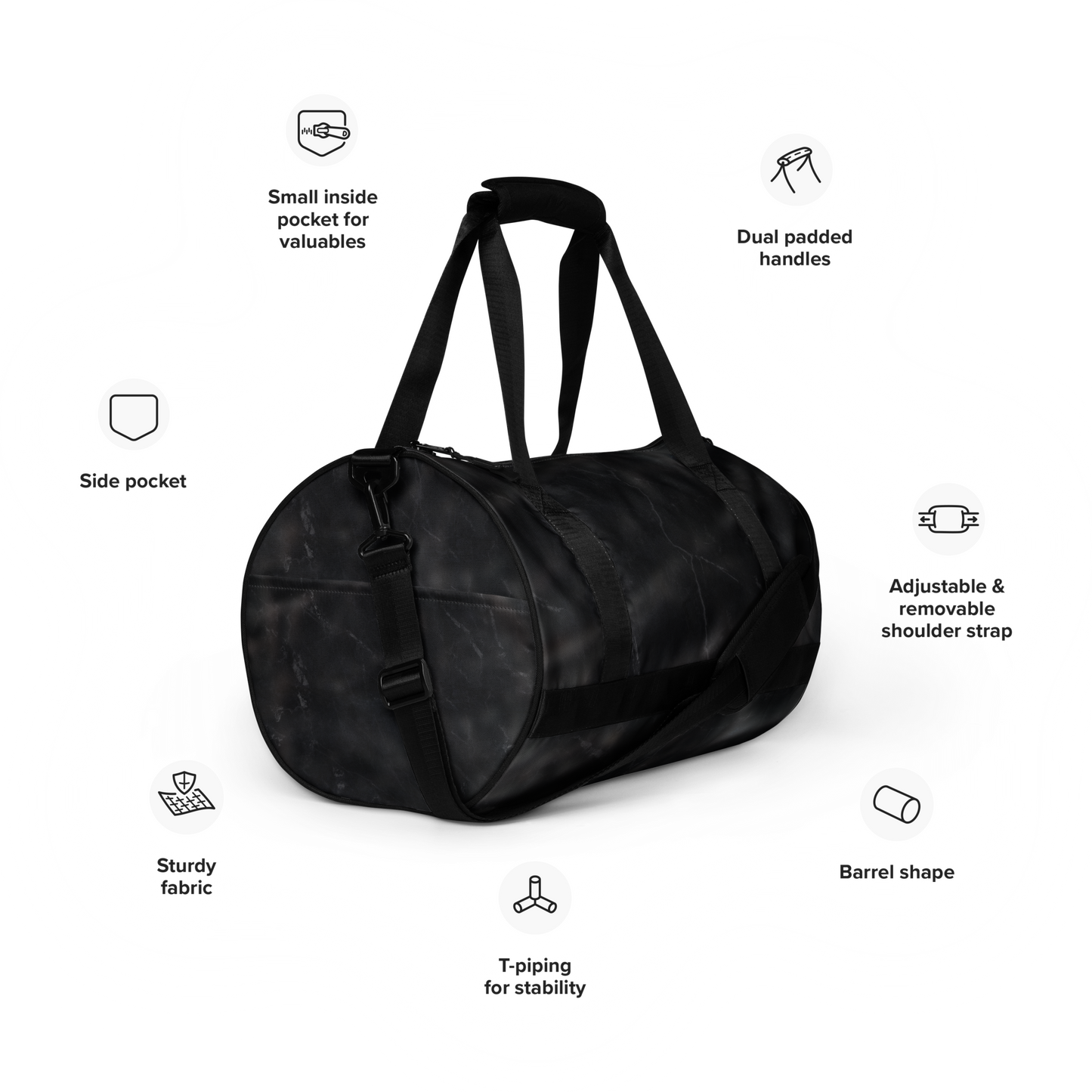 BLACK TOURMALINE - GYM BAG
