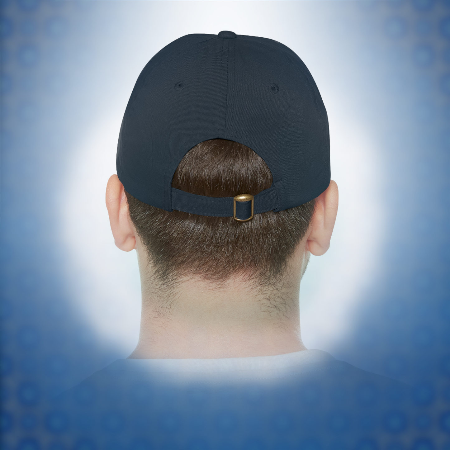 EVIL EYE PROTECTION - Dad Hat with Round Leather Patch