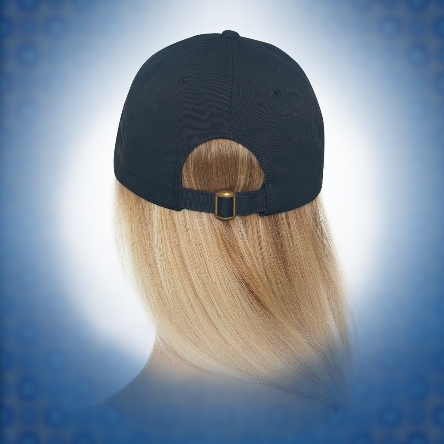 EVIL EYE PROTECTION - Dad Hat with Round Leather Patch