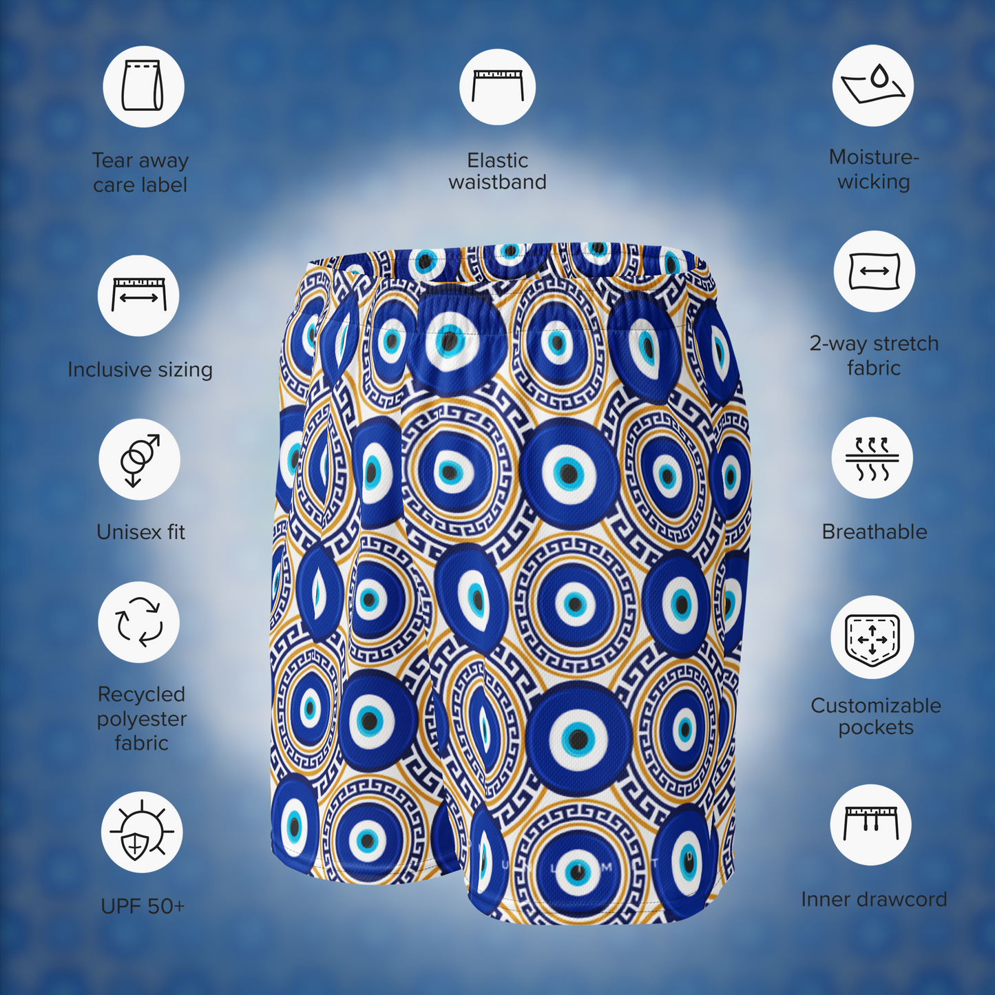 EVIL EYE - Athletic Shorts