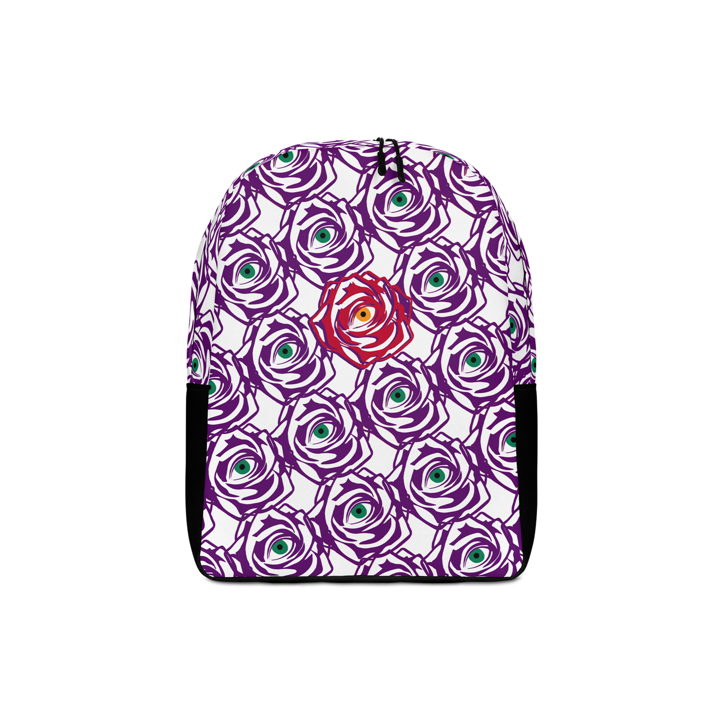 ROSE EYE: RED WHITE BACKPACK