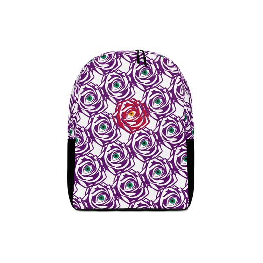 ROSE EYE: RED WHITE BACKPACK