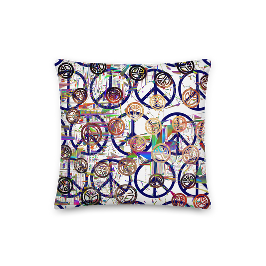 PEACE PILLOW - WHITE