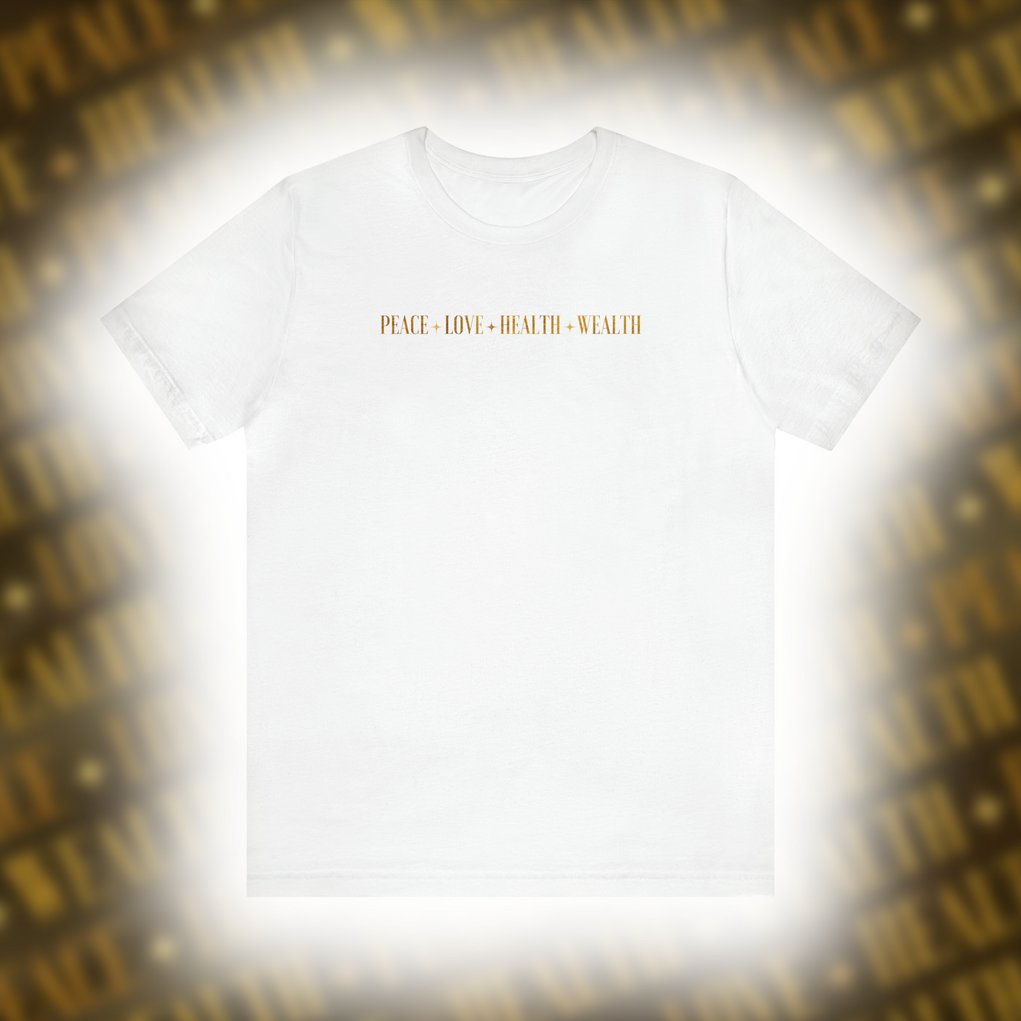 Peace-Love-Health-Wealth - Premium Tshirt - Black/White/Natural/Heather Ice Blue/ Dark Grey Heather