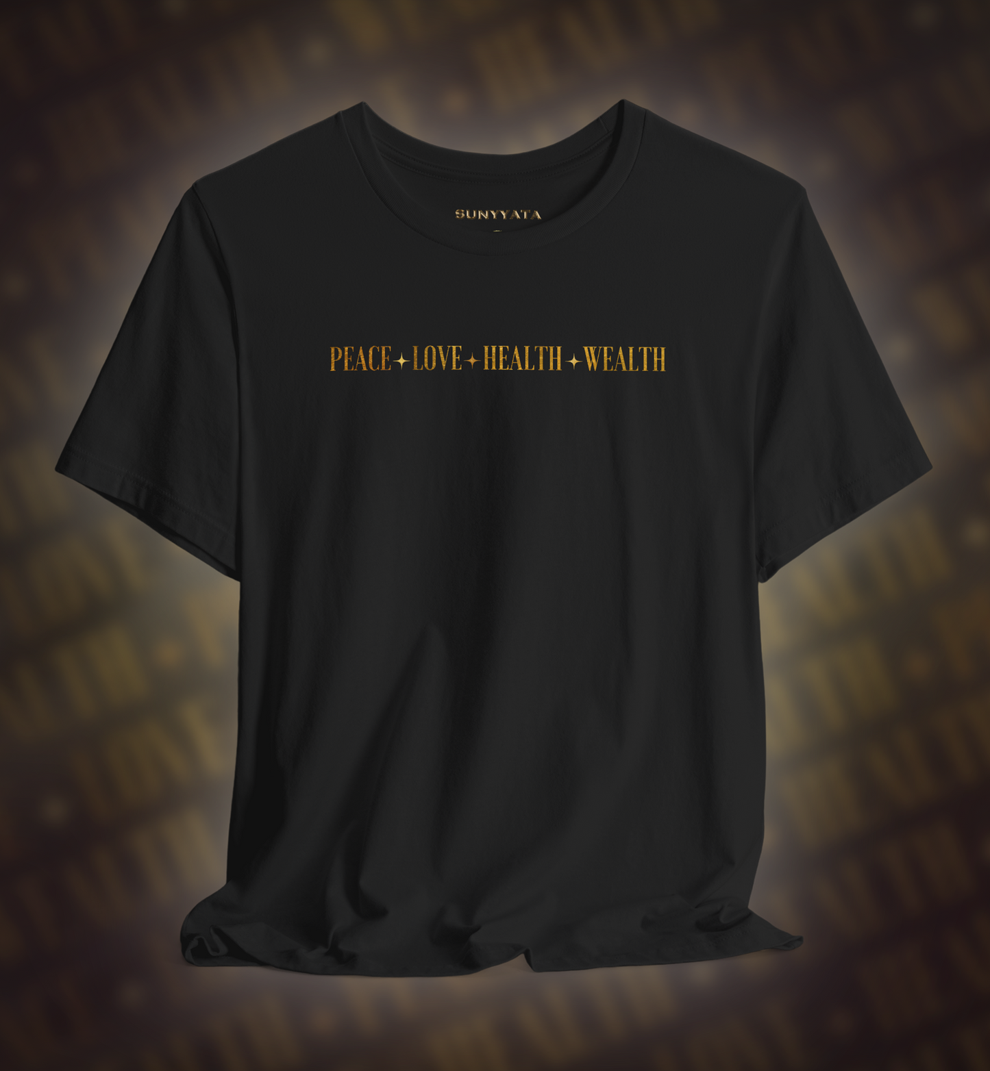 Peace-Love-Health-Wealth - Premium Tshirt - Black/White/Natural/Heather Ice Blue/ Dark Grey Heather
