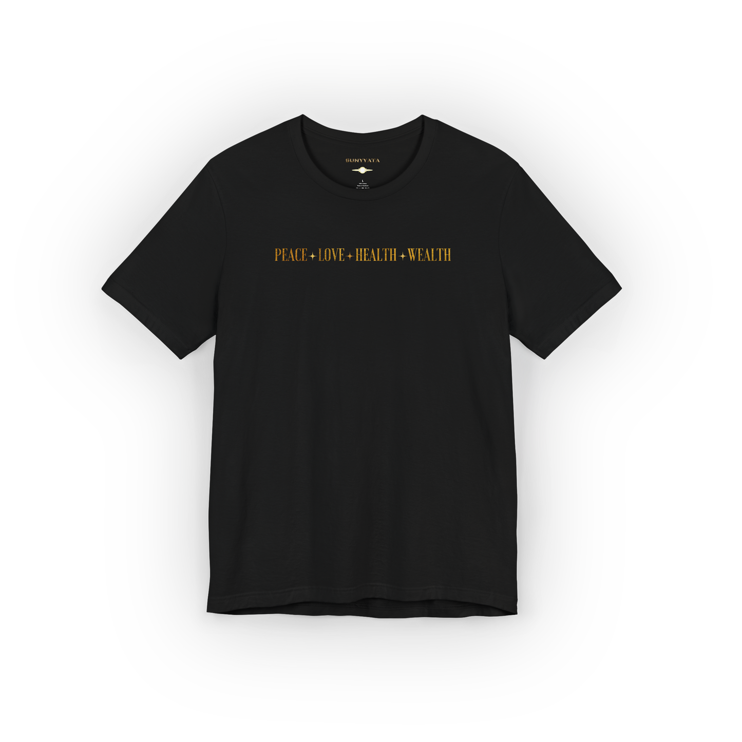 Peace-Love-Health-Wealth - Premium Tshirt - Black/White/Natural/Heather Ice Blue/ Dark Grey Heather