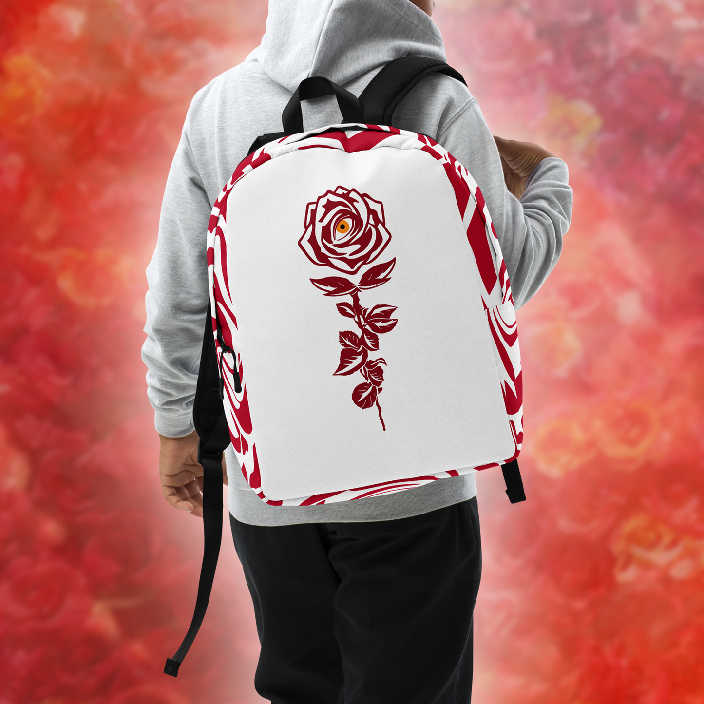 ROSE-EYE BACKPACK - WHITE