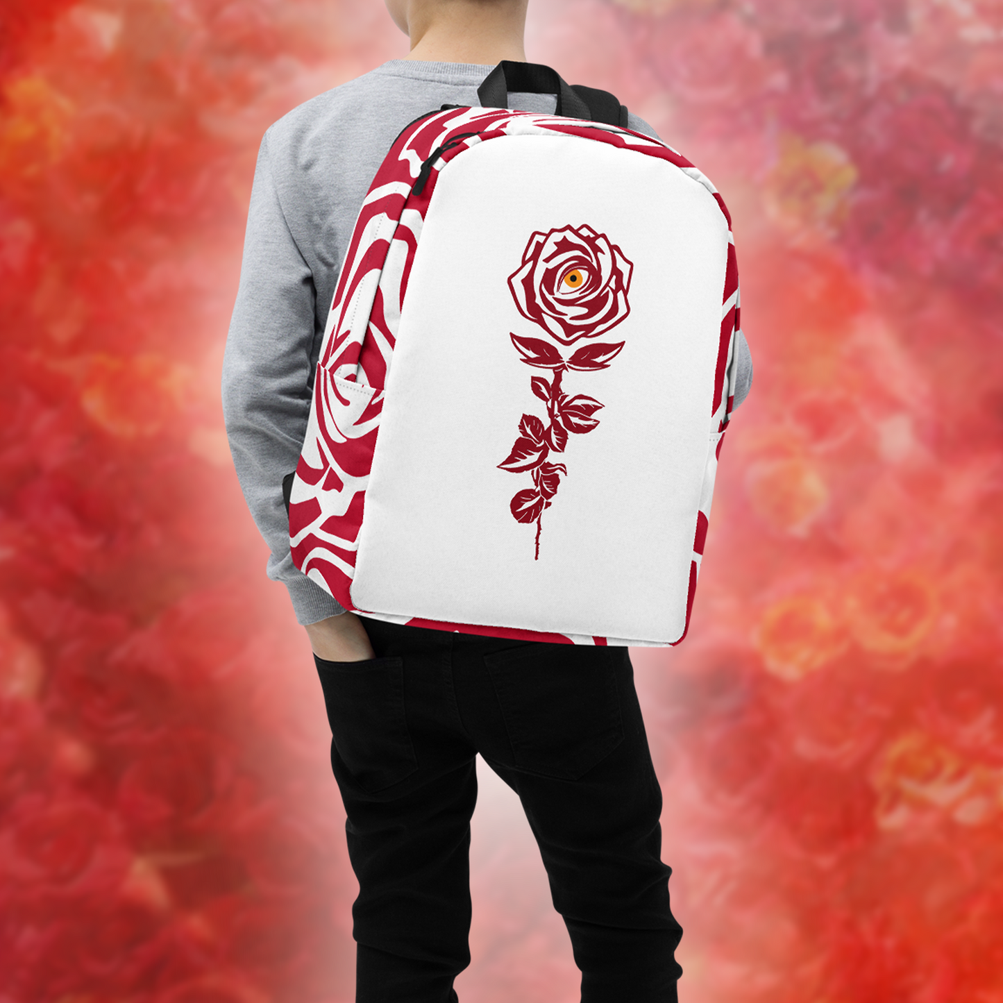 ROSE-EYE BACKPACK - WHITE