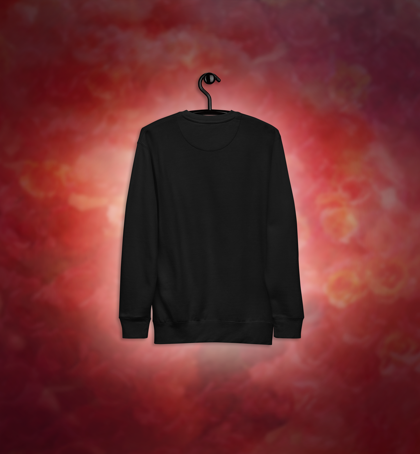 ROSE-EYE - Embroidered - Origin Sweatshirt - Black