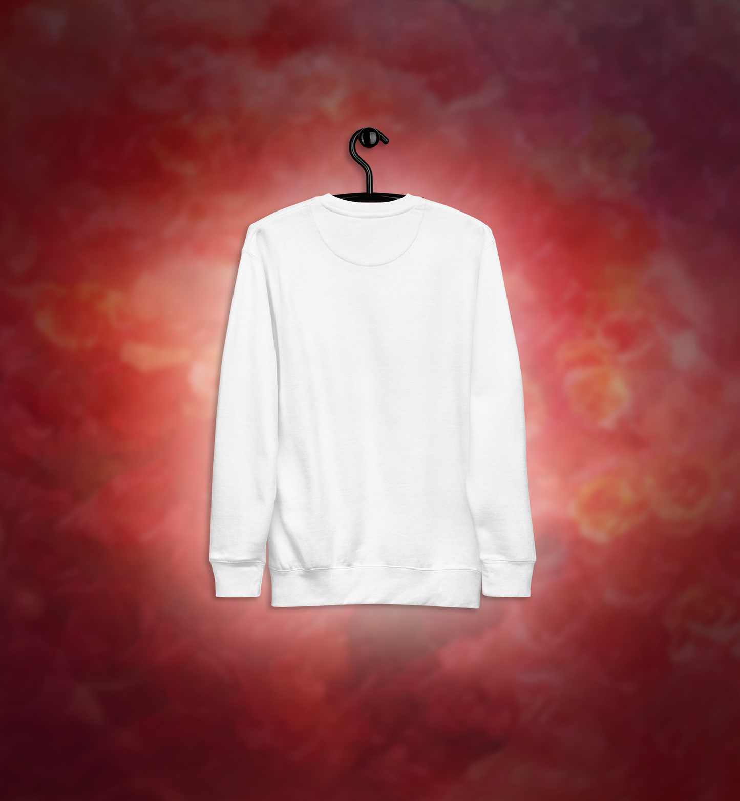 ROSE-EYE - Embroidered - Origin Sweatshirt - White