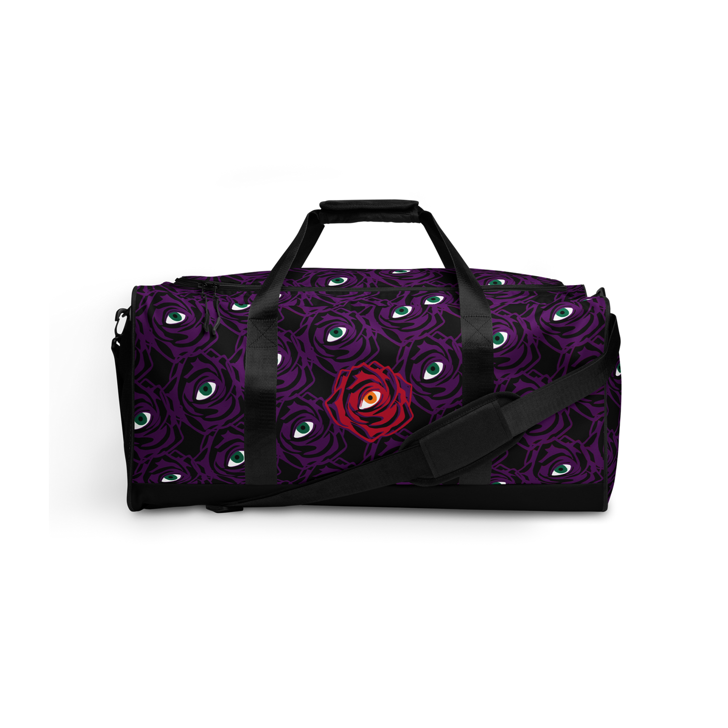 ROSE EYE: RED - Duffle - Black