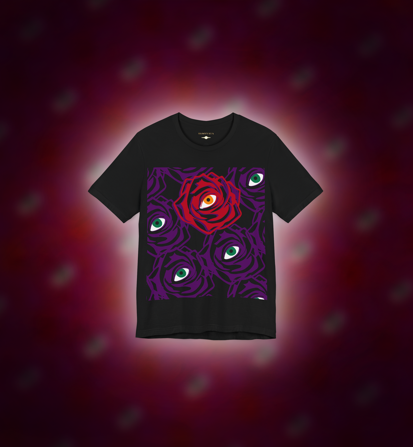 ROSE EYE RED - T-Shirt - Front