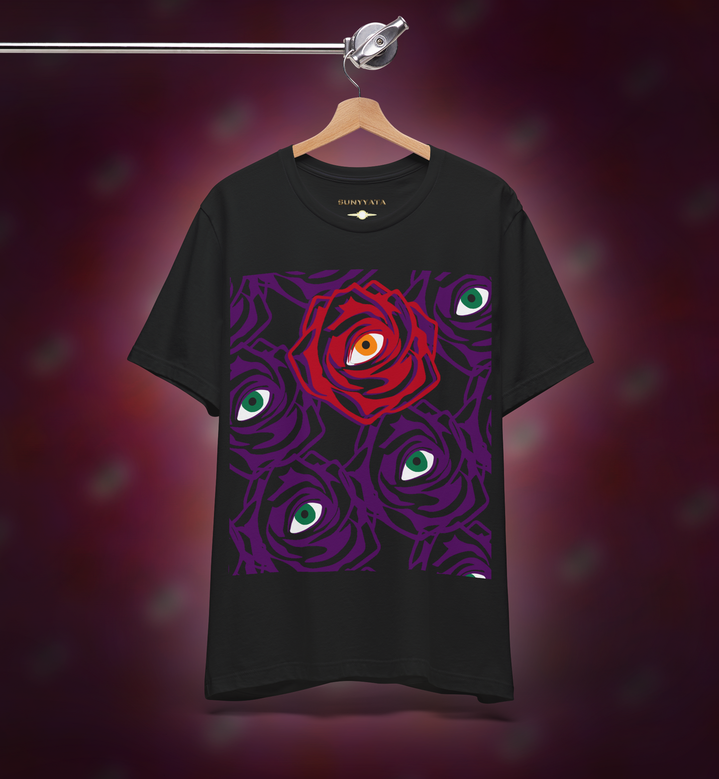 ROSE EYE RED - T-Shirt - Front