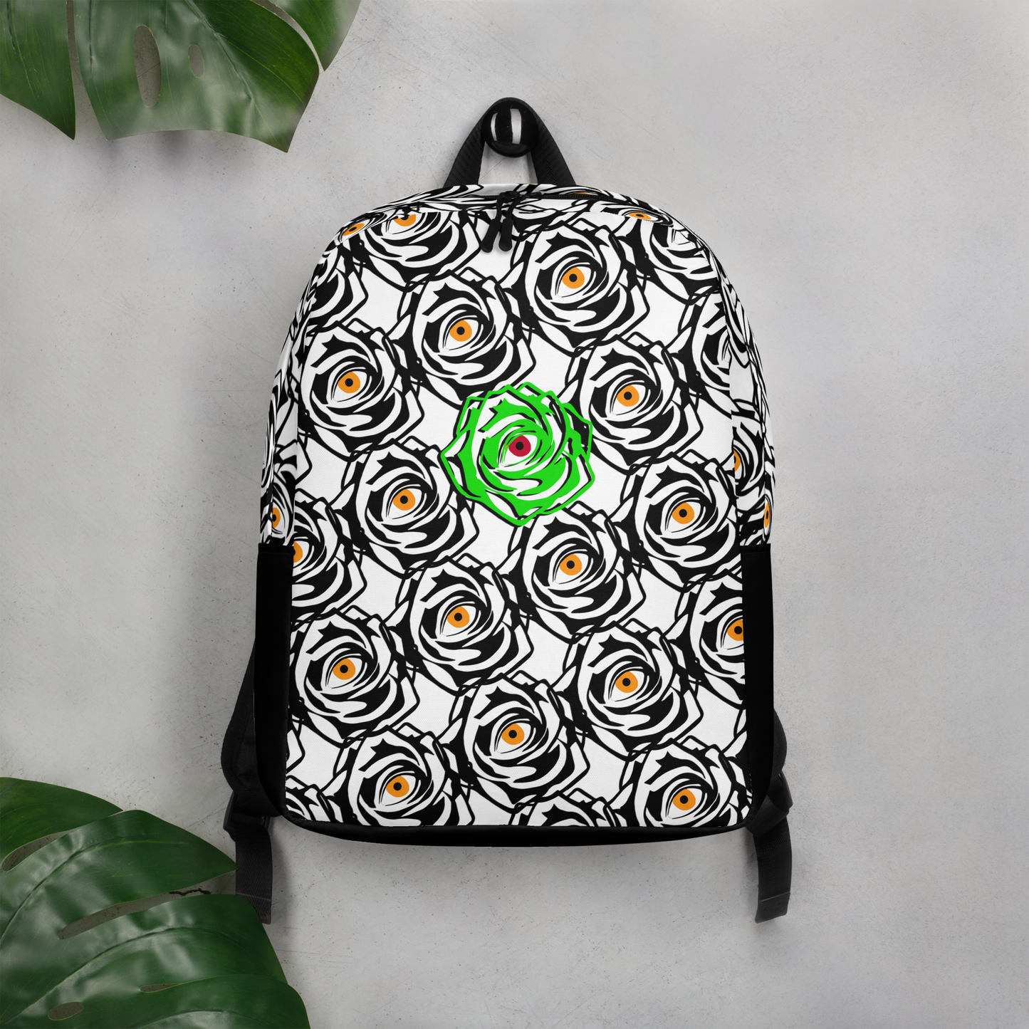ROSE EYE NEON WHITE BACKPACK