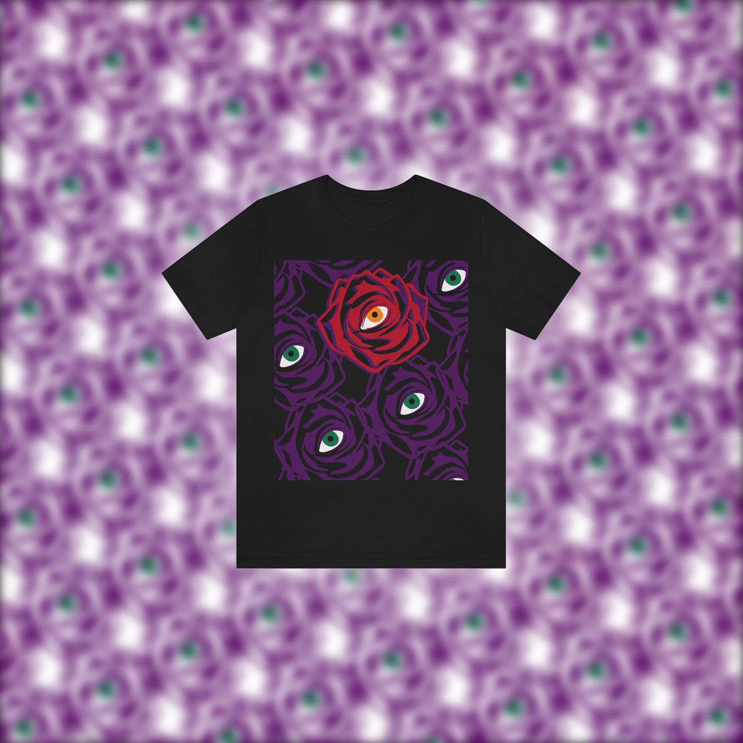 ROSE EYE RED - T-Shirt - Front