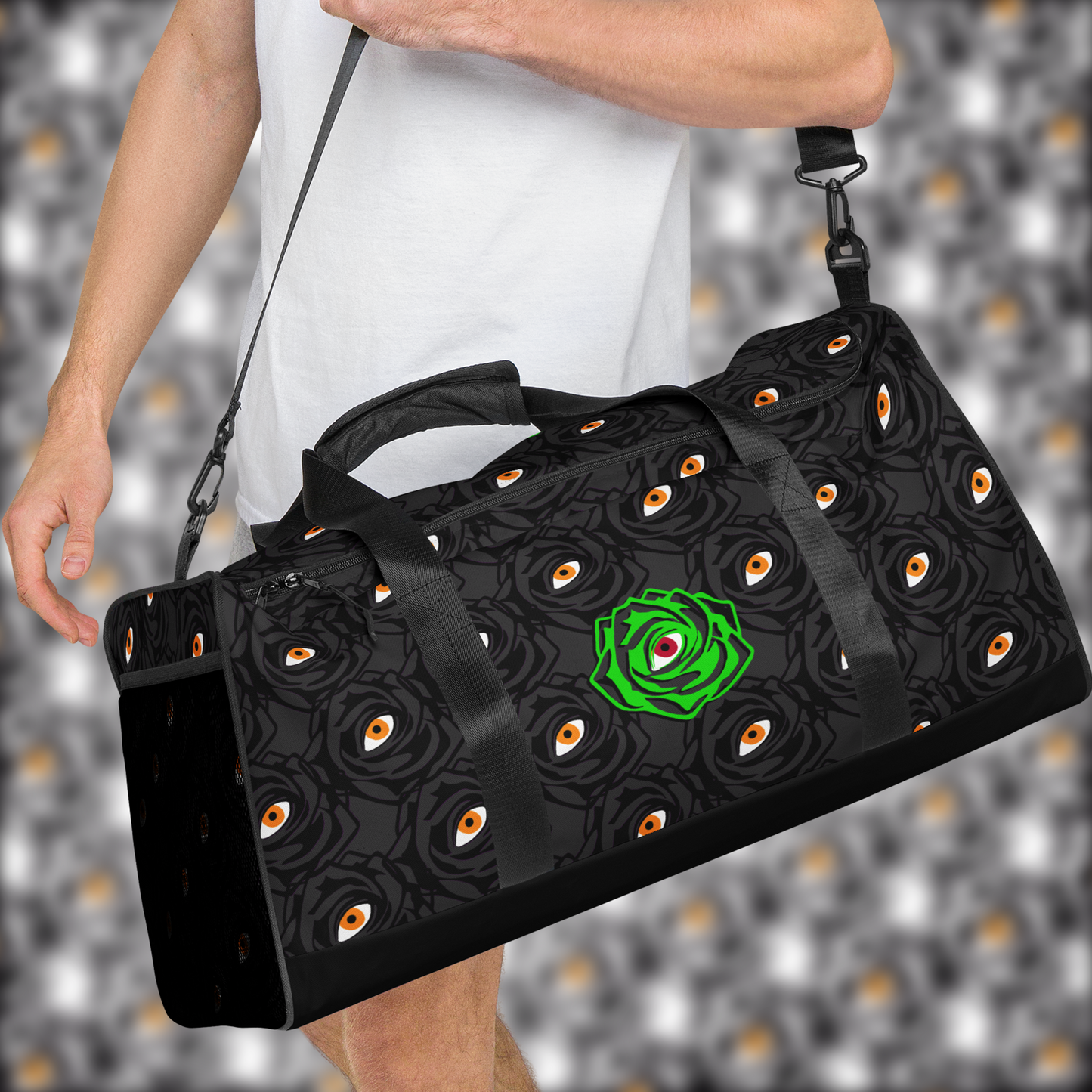 ROSE EYE: NEON DUFFLE