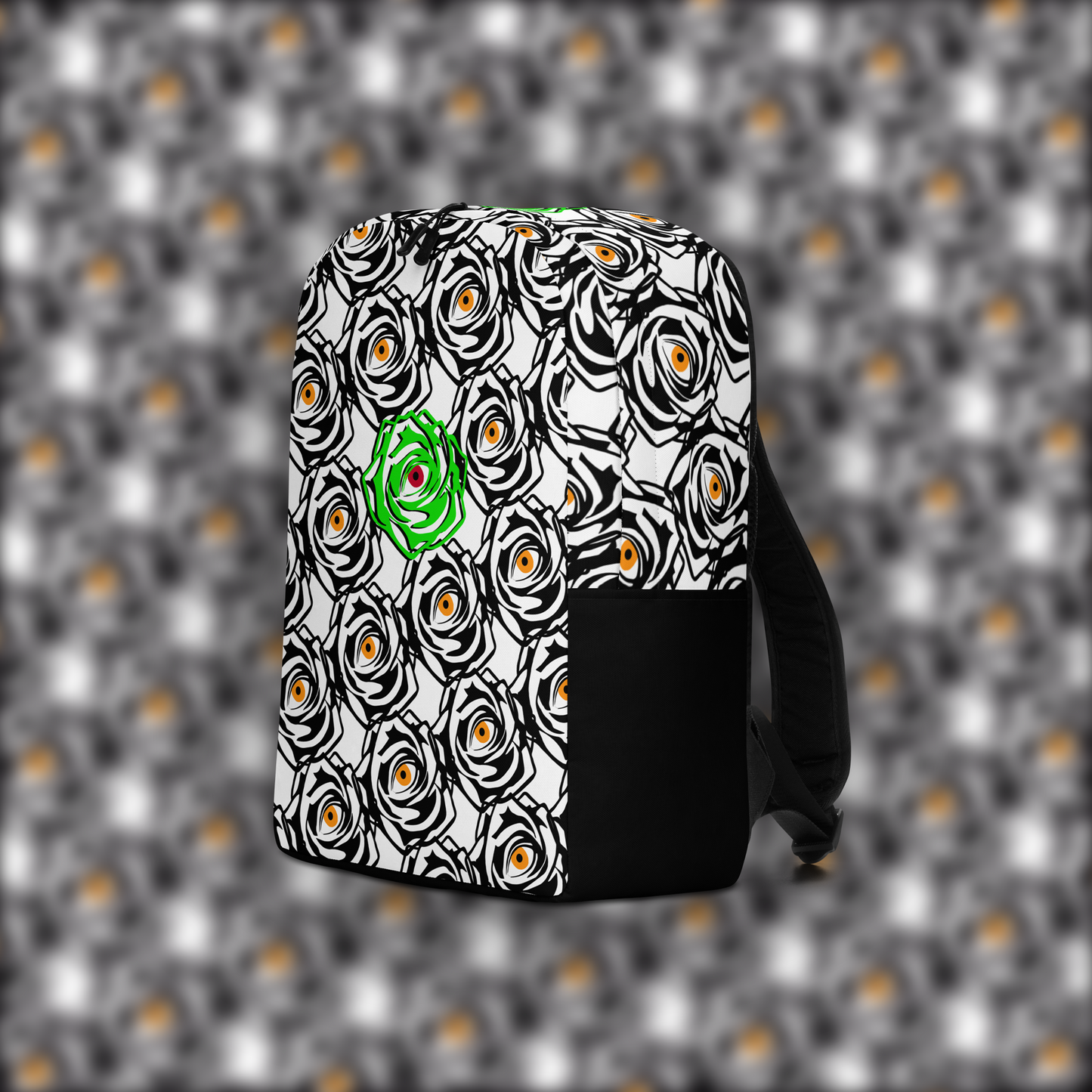 ROSE EYE NEON WHITE BACKPACK